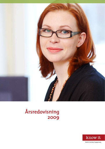 Thumbnail Knowit Annual Report 2009