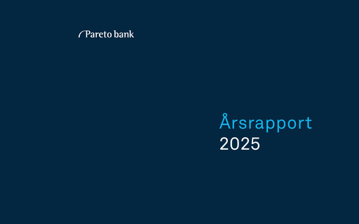 Thumbnail Pareto Bank Annual Report 2025