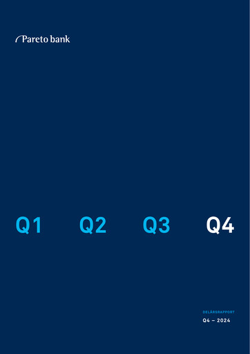 Thumbnail Pareto Bank Quarterly Report 2024-q4