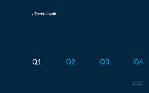 Thumbnail Pareto Bank Quarterly Report 2025-q1