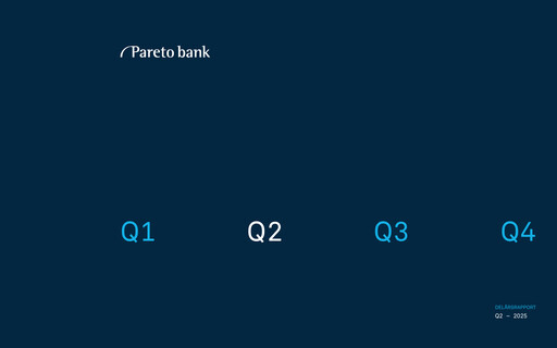 Thumbnail Pareto Bank Quarterly Report 2025-q2