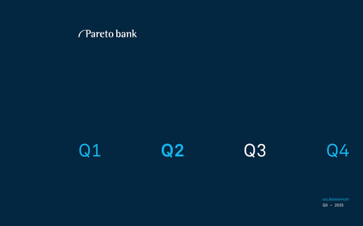 Thumbnail Pareto Bank Quarterly Report 2025-q3