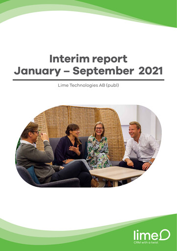 Miniature Lime Technologies AB Rapport trimestriel 2021-q3