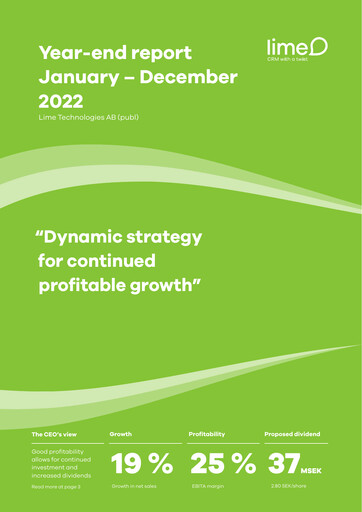 Miniature Lime Technologies AB Rapport trimestriel 2022-q4