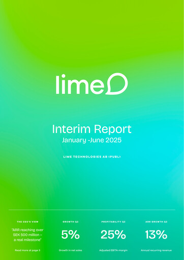 Miniature Lime Technologies AB Rapport trimestriel 2025-q2