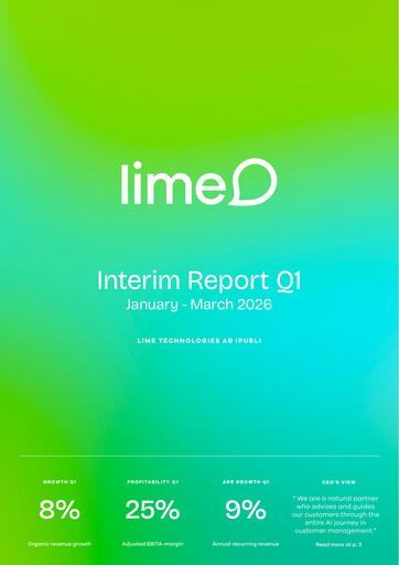 Miniature Lime Technologies AB Rapport trimestriel 2026-q1