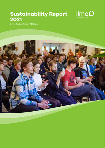 Thumbnail Lime Technologies AB Sustainability Report 2021