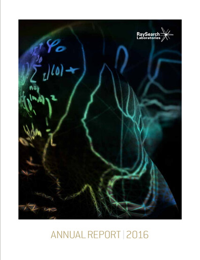 Thumbnail RaySearch Laboratories AB Annual Report 2016