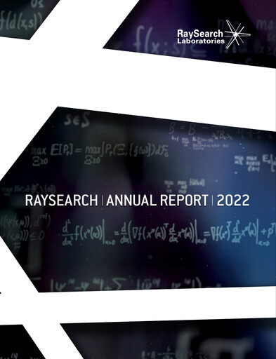 Thumbnail RaySearch Laboratories AB Annual Report 2022