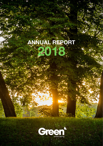 Thumbnail Green Landscaping Group Annual Report 2018