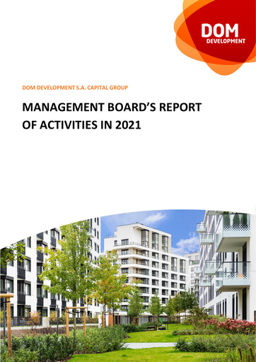 Miniature Dom Development Rapport annuel 2021