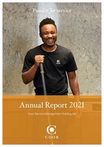 Thumbnail Coor Service Management Holding AB Annual Report 2021
