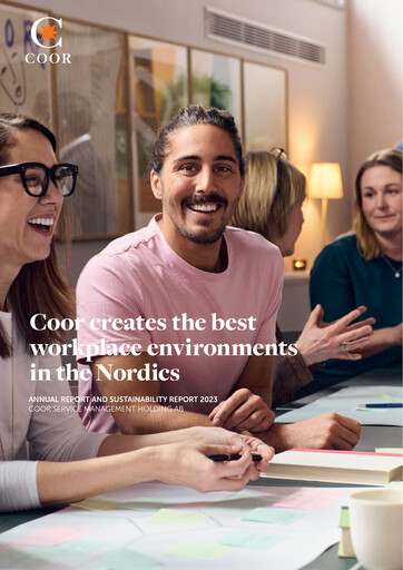 Thumbnail Coor Service Management Holding AB Annual Report 2023