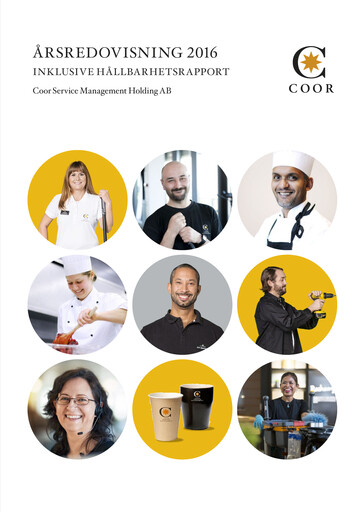 Thumbnail Coor Service Management Holding AB Annual Report 2016