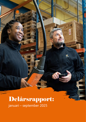 Thumbnail Coor Service Management Holding AB Quarterly Report 2025-q3