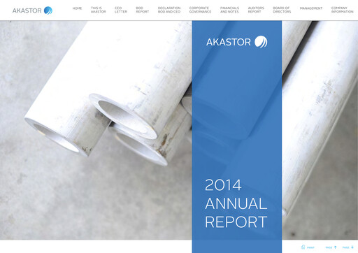 Thumbnail Akastor ASA Annual Report 2014