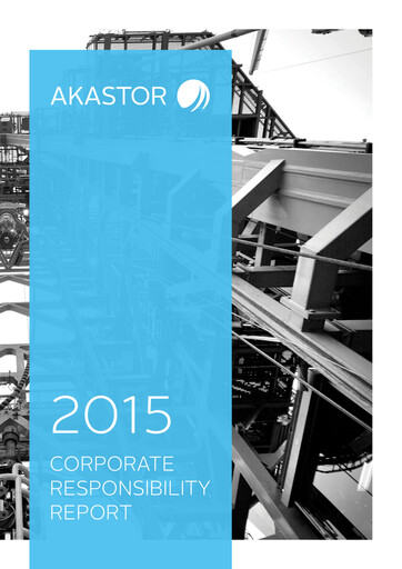 Thumbnail Akastor ASA ESG Report 2015