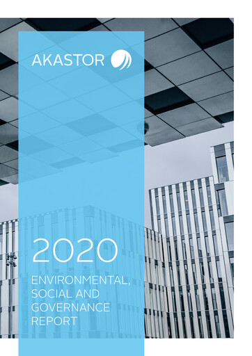 Thumbnail Akastor ASA ESG Report 2020