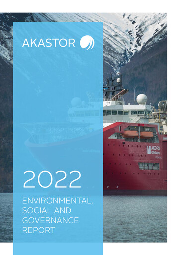 Thumbnail Akastor ASA ESG Report 2022