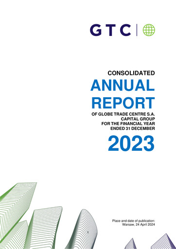 Thumbnail Globe Trade Centre Annual Report 2023