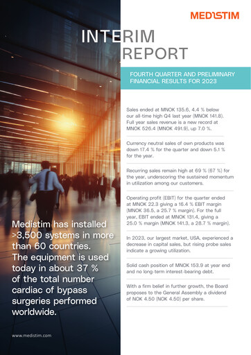 Thumbnail Medistim Quarterly Report 2023-q4