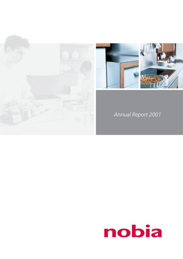 Thumbnail Nobia AB Annual Report 2001