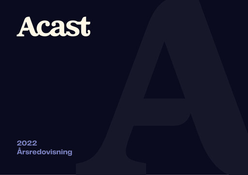 Thumbnail Acast AB Annual Report 2022