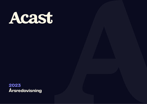 Thumbnail Acast AB Annual Report 2023