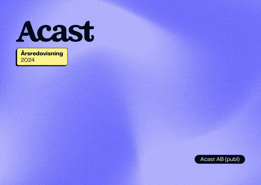 Thumbnail Acast AB Annual Report 2024