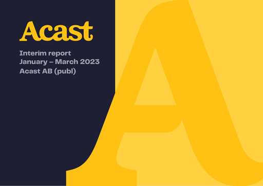 Thumbnail Acast AB Quarterly Report 2023-q1
