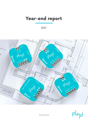 Thumbnail Plejd AB Financial Report 2021