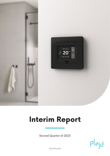 Thumbnail Plejd AB Quarterly Report 2025-q2