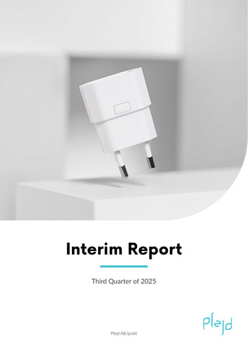 Thumbnail Plejd AB Quarterly Report 2025-q3