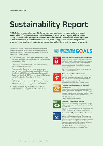 Thumbnail MilDef Group Sustainability Report 2025
