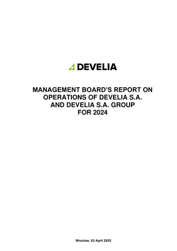 Vorschaubild Develia Jahresbericht 2024