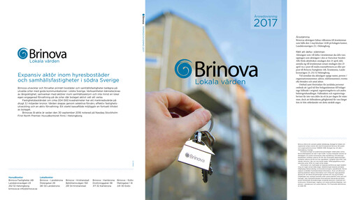 Thumbnail Brinova Fastigheter Annual Report 2017