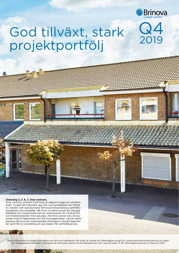 Thumbnail Brinova Fastigheter Quarterly Report 2019-q4