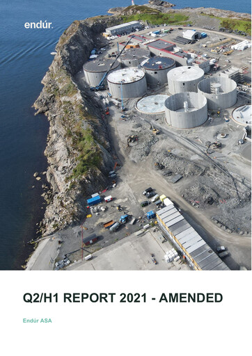 Thumbnail Endúr ASA Half-year Report 2021-h1