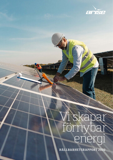 Thumbnail Arise AB Sustainability Report 2022