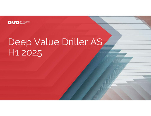 Thumbnail Deep Value Driller Half-year Report 2025-h1
