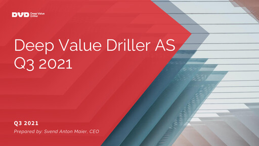 Thumbnail Deep Value Driller Quarterly Report 2021-q3