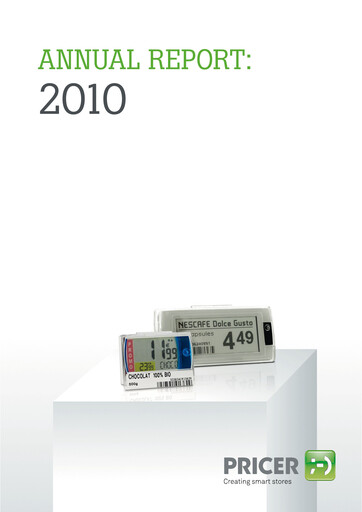 Thumbnail Pricer AB Annual Report 2010