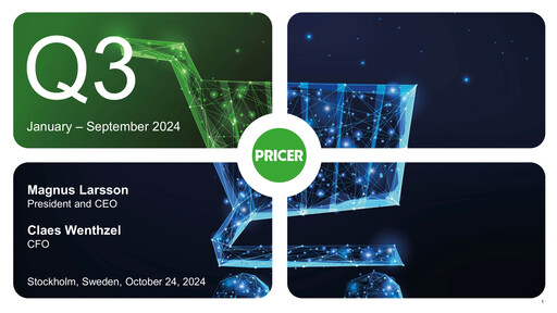 Thumbnail Pricer AB Quarterly Report 2024-q3