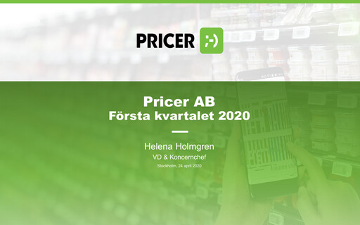 Thumbnail Pricer AB Quarterly Report 2020-q1
