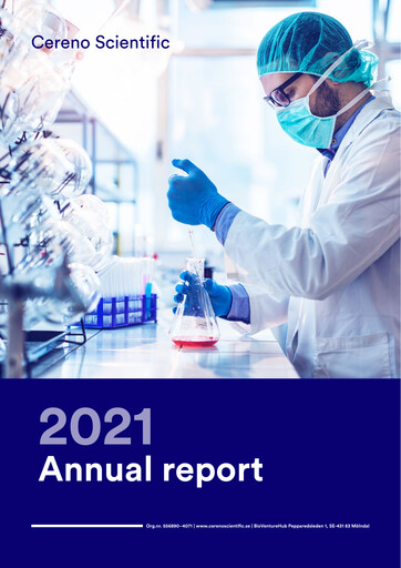 Thumbnail Cereno Scientific Annual Report 2021