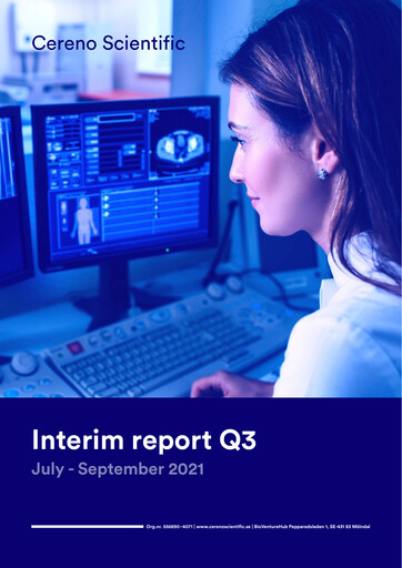 Thumbnail Cereno Scientific Quarterly Report 2021-q3