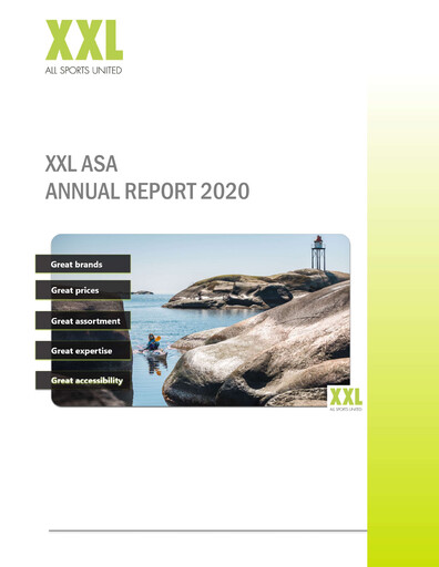 Thumbnail XXL ASA Annual Report 2020