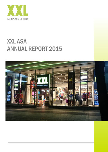 Thumbnail XXL ASA Annual Report 2015