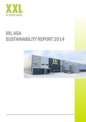 Thumbnail XXL ASA Sustainability Report 2014