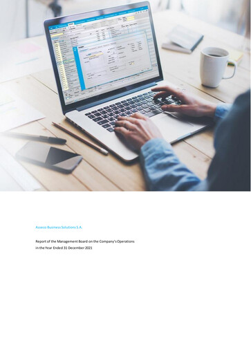 Thumbnail Asseco Business Solutions Annual Report 2021
